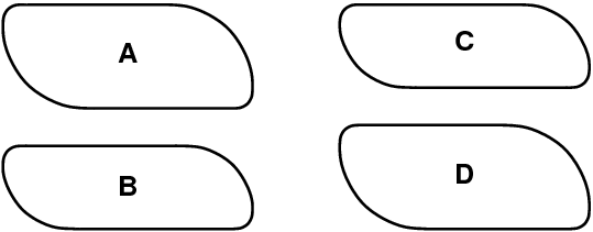 [image: rectangle with two tiny rounded corners and two very large ones, on opposite corners]