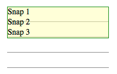 line positions before snapping